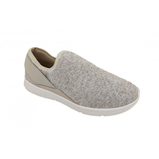 Tênis Bebecê Slip On Feminino I1342-339 - Cinza Menor preço em Tênis Bebecê Slip On Feminino I1342-339 - Cinza