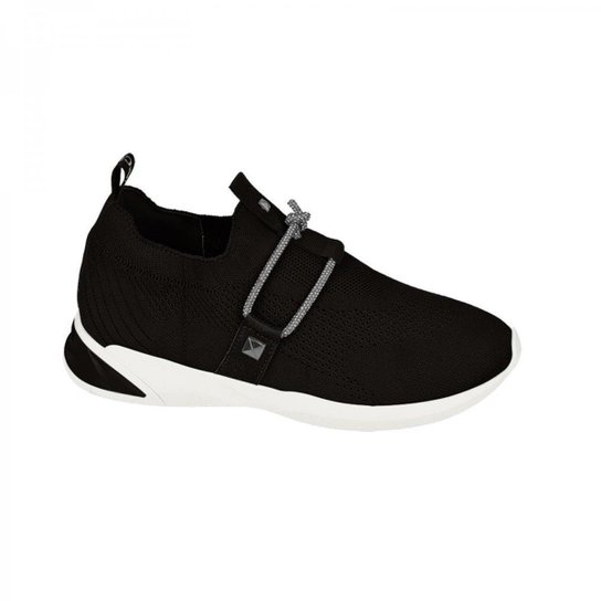 Tenis Bebecê T1347-637 Feminino Preto Preto+Grafite Netshoes