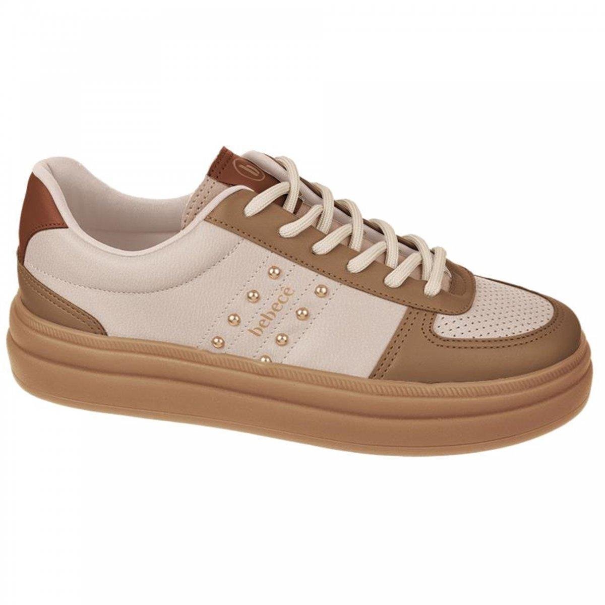 Tenis Bebece T2111-043 Off White+Bege Netshoes