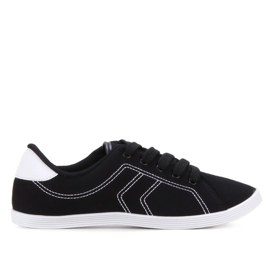 Tênis Beira Rio Casual Feminino - Preto Menor preço em Tênis Beira Rio Casual Feminino - Preto
