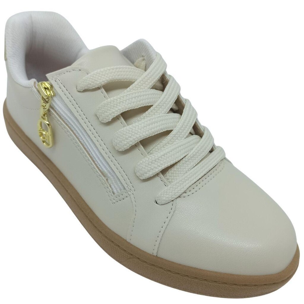 Tênis Beira Rio Feminino Casual com Detalhe Lateral