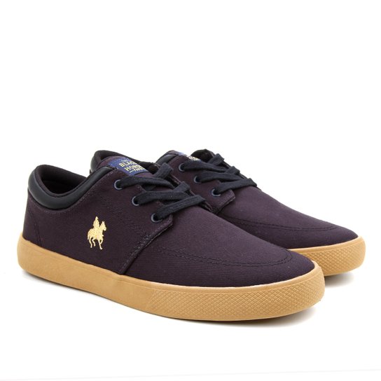 Tênis Black Horse Básico Masculino - Preto+Off White Menor preço em Tênis Black Horse Básico Masculino - Preto+Off White