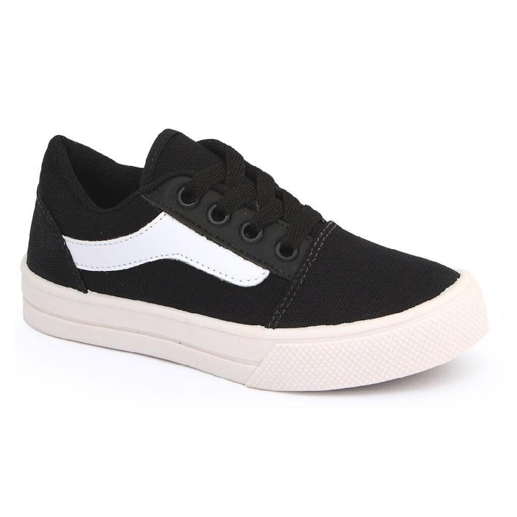 Tênis Blittz Preto e Branco Menino