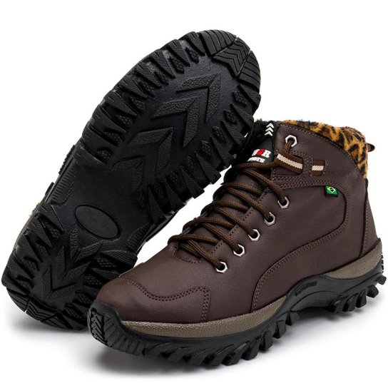 Tênis Bota Adventure Coturno Confortável Trilha Feminino - 42 - Marrom+Rosa - Marrom+Amarelo é ruim? Tênis Bota Adventure Coturno Confortável Trilha Feminino - 42 - Marrom+Rosa - Marrom+Amarelo é boa?