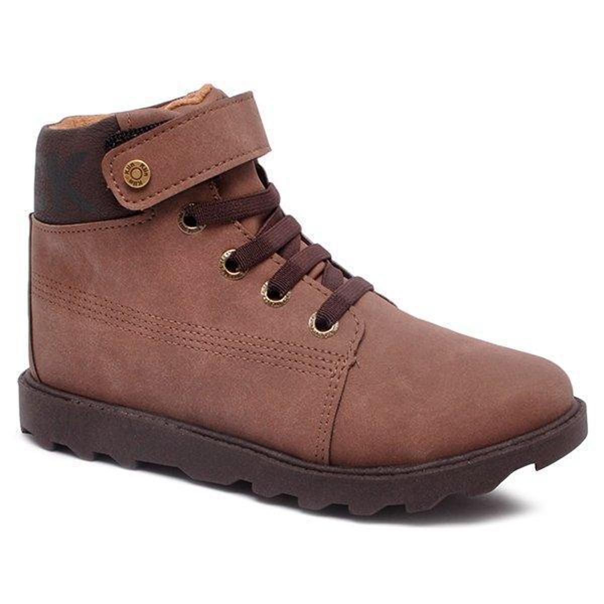 Tênis Bota Klin Nobuck Masculina - Marrom | Netshoes