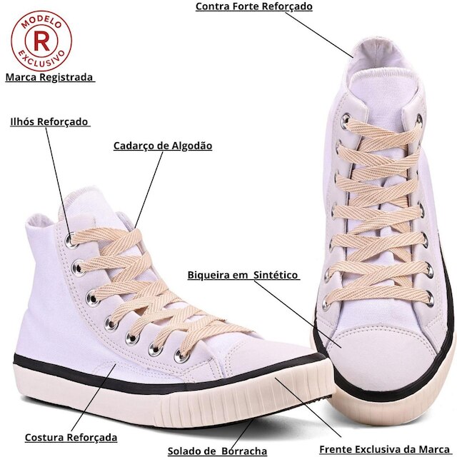 Tênis Botinha Estável para Treino Academia Musculação Botinha Retro