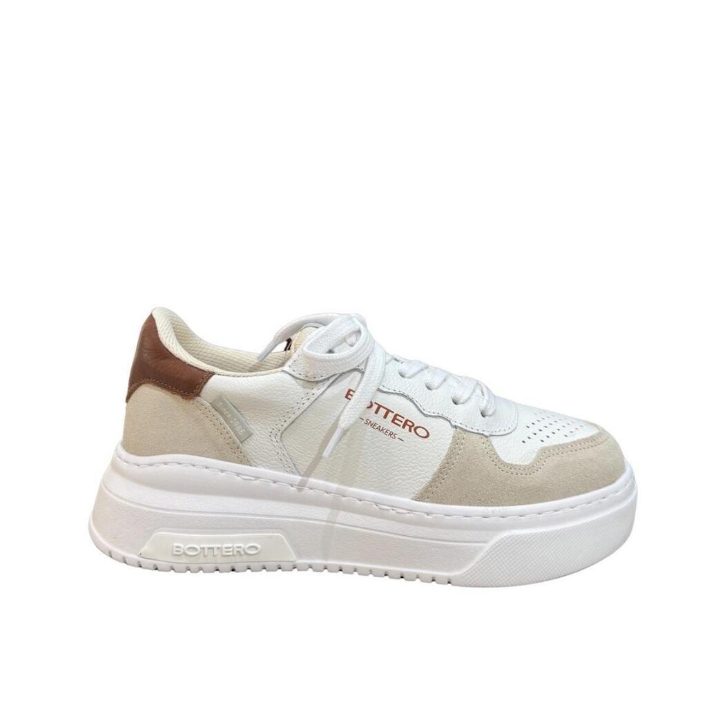Tênis Bottero 365103 Couro Plataforma 4cm Conforto Urbano