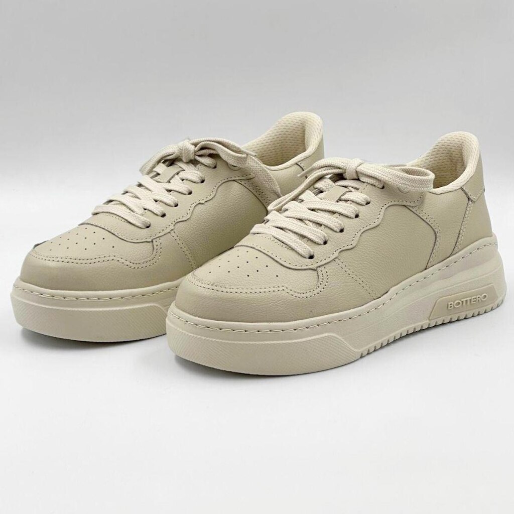 Tênis Bottero Casual Flatform com Cadarço Feminino