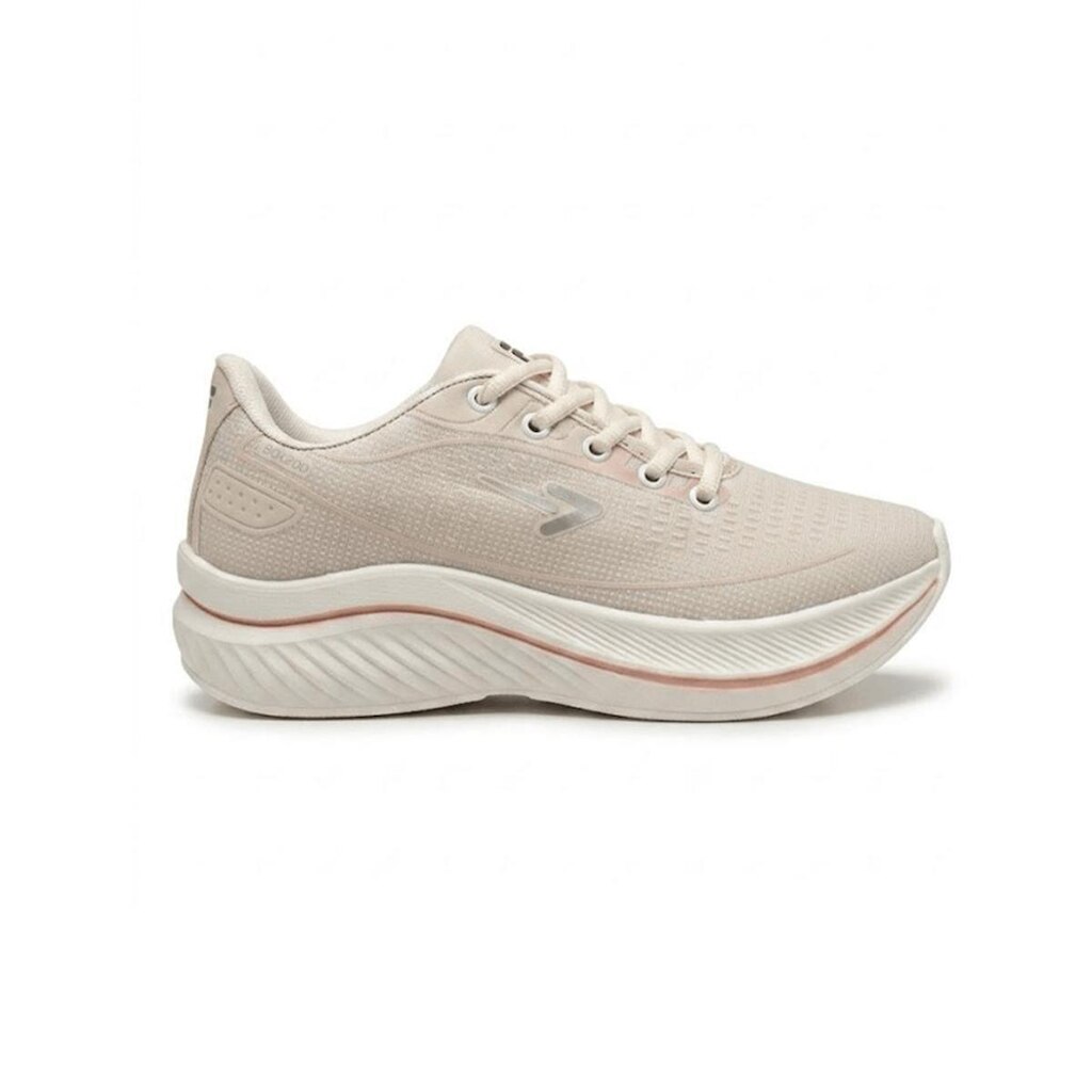 Tênis Box 200 Jogger BX2604 - Off Creme/Rosa