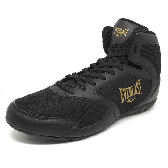Tênis Boxe Everlast Clinch - Preto+Amarelo Menor preço em Tênis Boxe Everlast Clinch - Preto+Amarelo