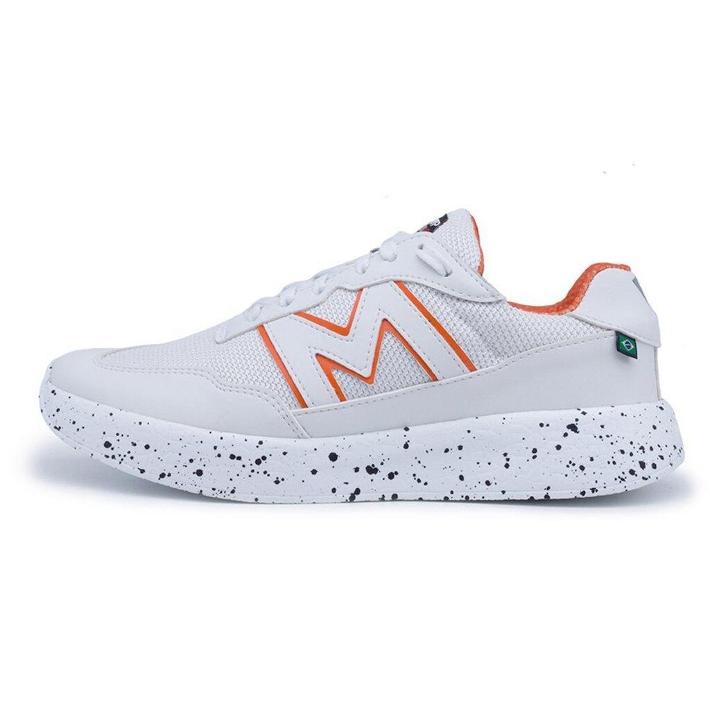 Tenis Branco Para Treino Xtep Run Ii - White Orange