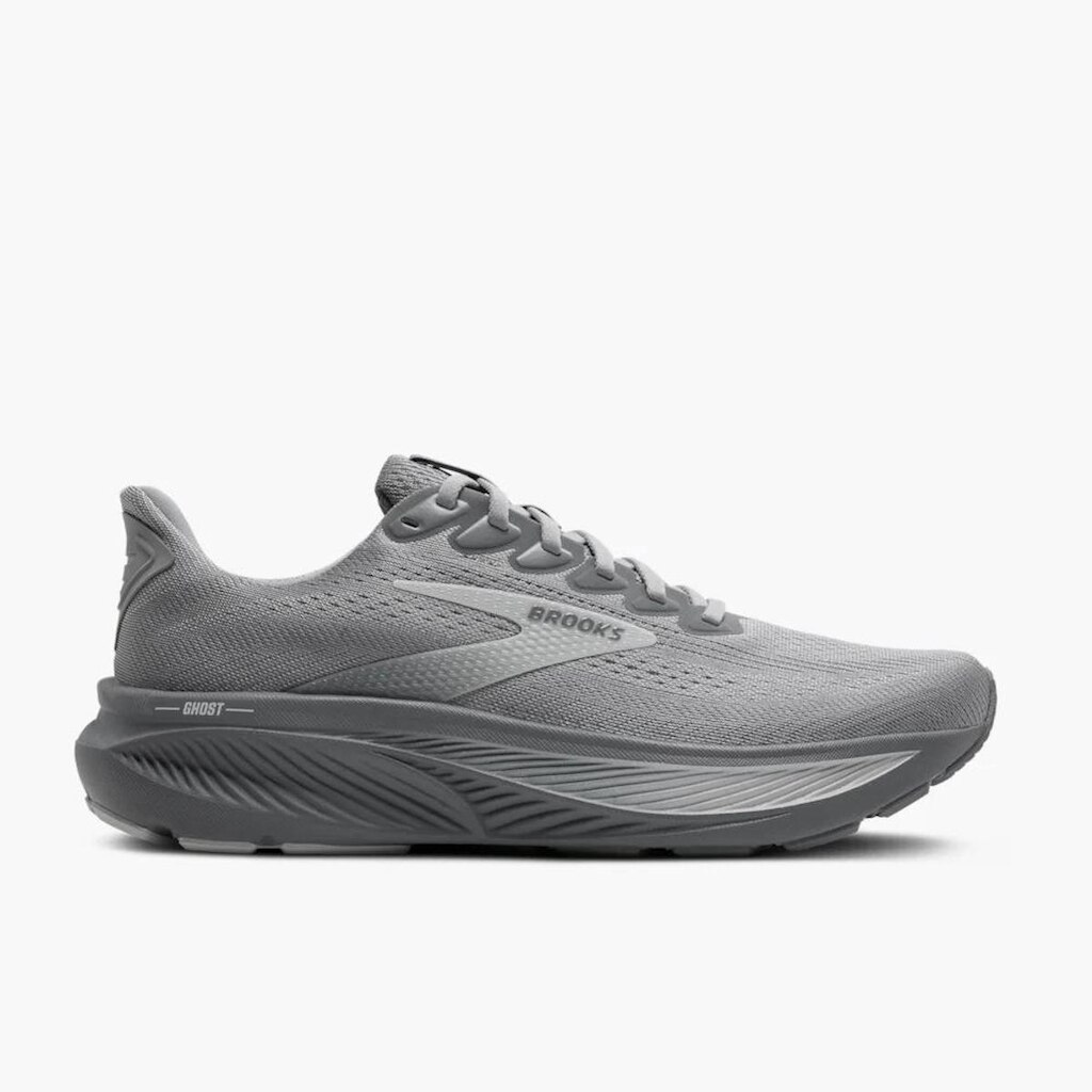 Tênis Brooks Ghost 17 Cinza Masculino