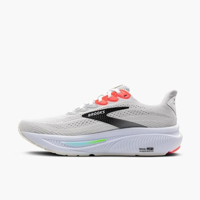 Tênis Brooks Ghost 17 Cinza/Branco Masculino