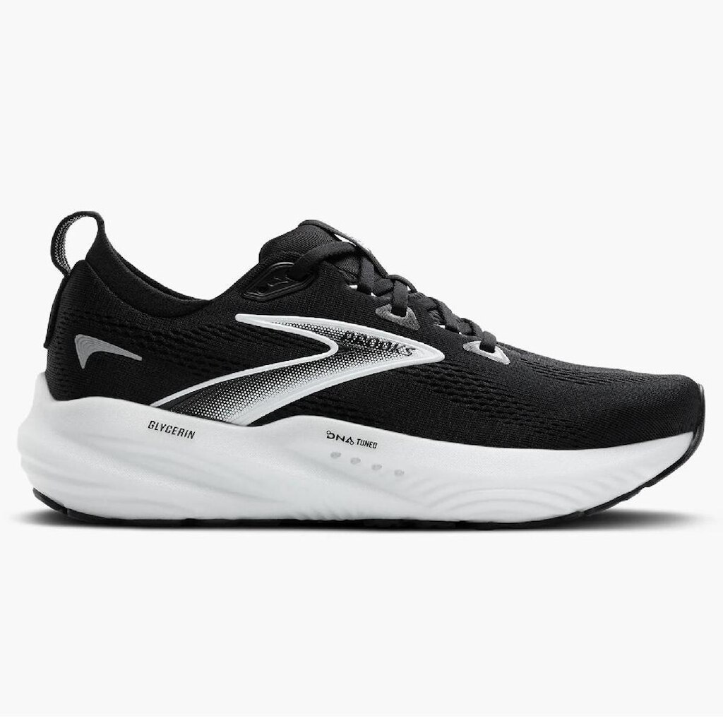 Tênis Brooks Glycerin 22 - Preto e branco