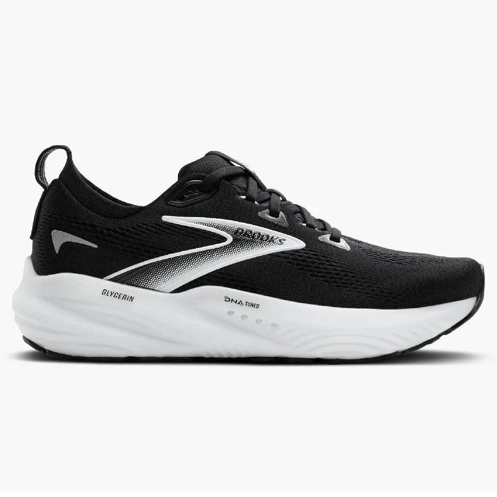 Tênis Brooks Glycerin 22 - Preto e branco