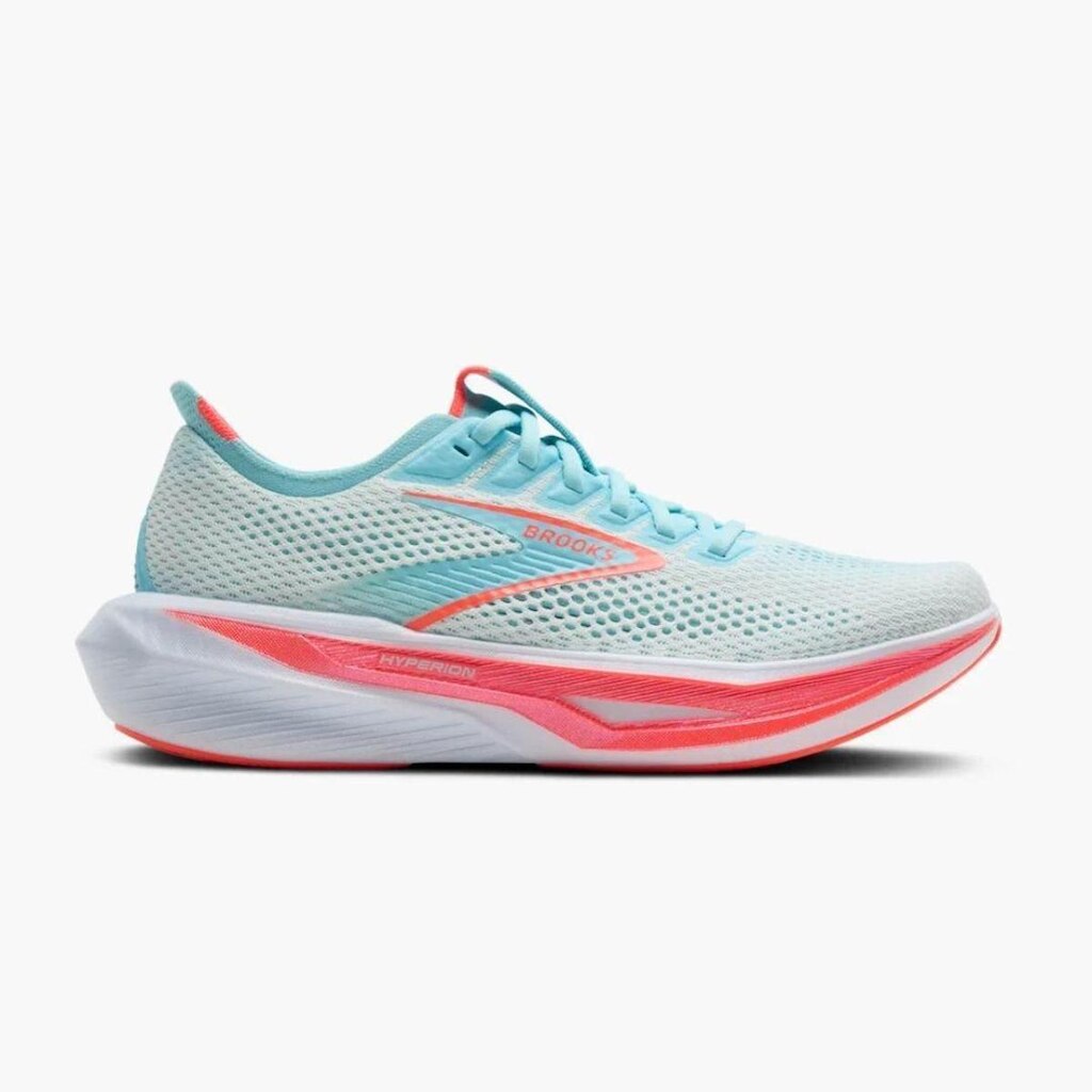 Tênis Brooks Hyperion 3 Feminino Branco e Rosa