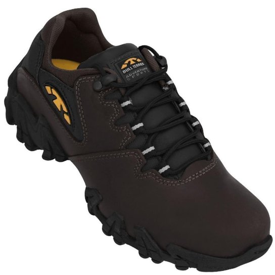 Tênis Bull Terrier Bruce Low - Marrom Escuro+Preto Menor preço em Tênis Bull Terrier Bruce Low - Marrom Escuro+Preto