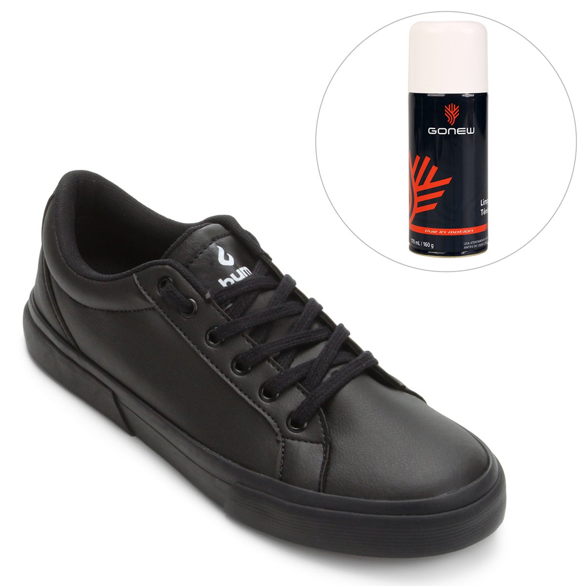 limpar tenis preto
