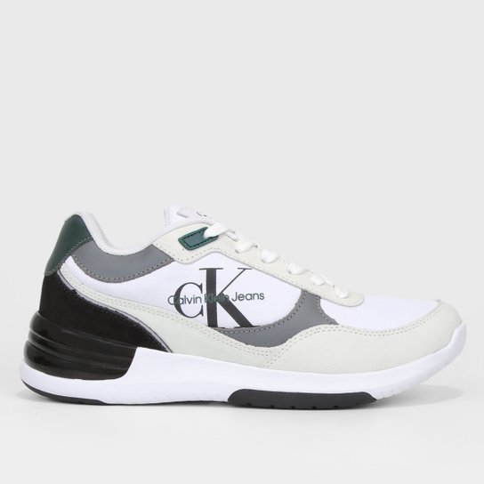 Tênis Calvin Klein Air Re Issue Masculino - Branco Menor preço em Tênis Calvin Klein Air Re Issue Masculino - Branco