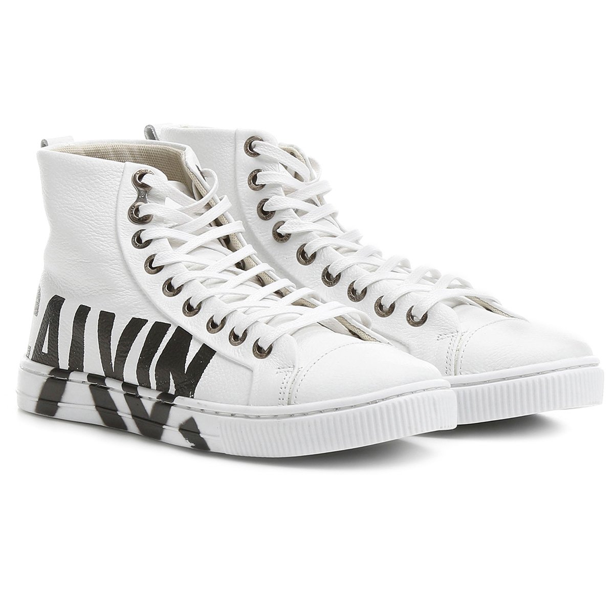 sapatenis calvin klein cano alto
