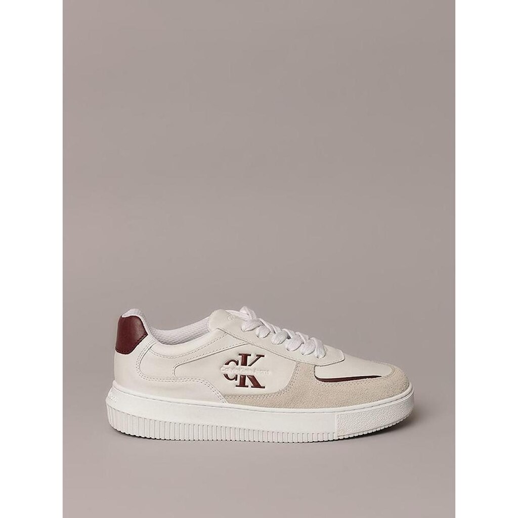 Tênis Calvin Klein Jeans Feminino Chunky Embossed Layers - Branco