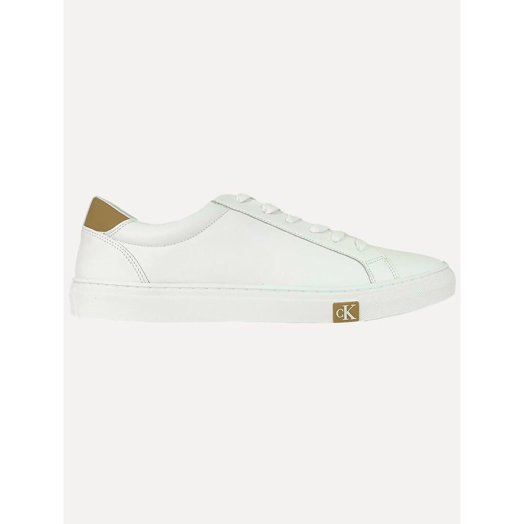 Tênis Calvin Klein Jeans Masculino Couro Project Queima Branco