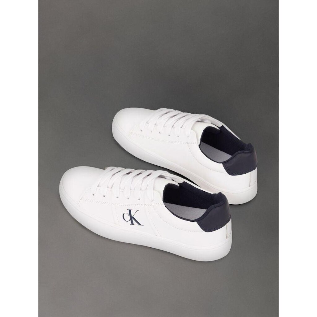 Tênis Calvin Klein Jeans Menino Skate Side Ck - Branco 2