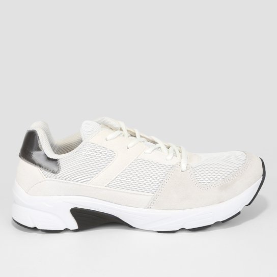 Tênis Calvin Klein Jeans New Runner 3D Masculino - Branco Menor preço em Tênis Calvin Klein Jeans New Runner 3D Masculino - Branco