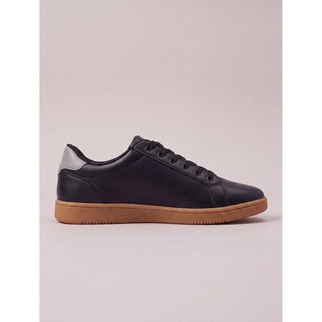 Tênis Calvin Klein Jeans Slim New Basic - Preto/Cinza Medio