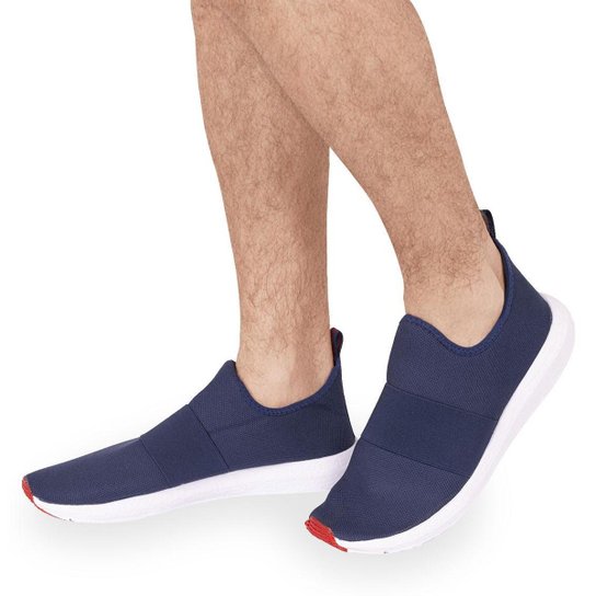 Tenis Caminhada Unissex Esportivo confortável leve Slip On Kevin Sintonia - Azul é ruim? Tenis Caminhada Unissex Esportivo confortável leve Slip On Kevin Sintonia - Azul é boa?