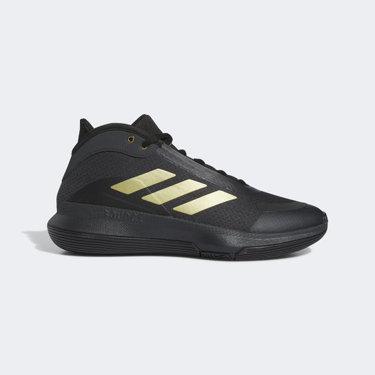Tênis Cano Alto Adidas Bounce Legends - Preto Menor preço em Tênis Cano Alto Adidas Bounce Legends - Preto