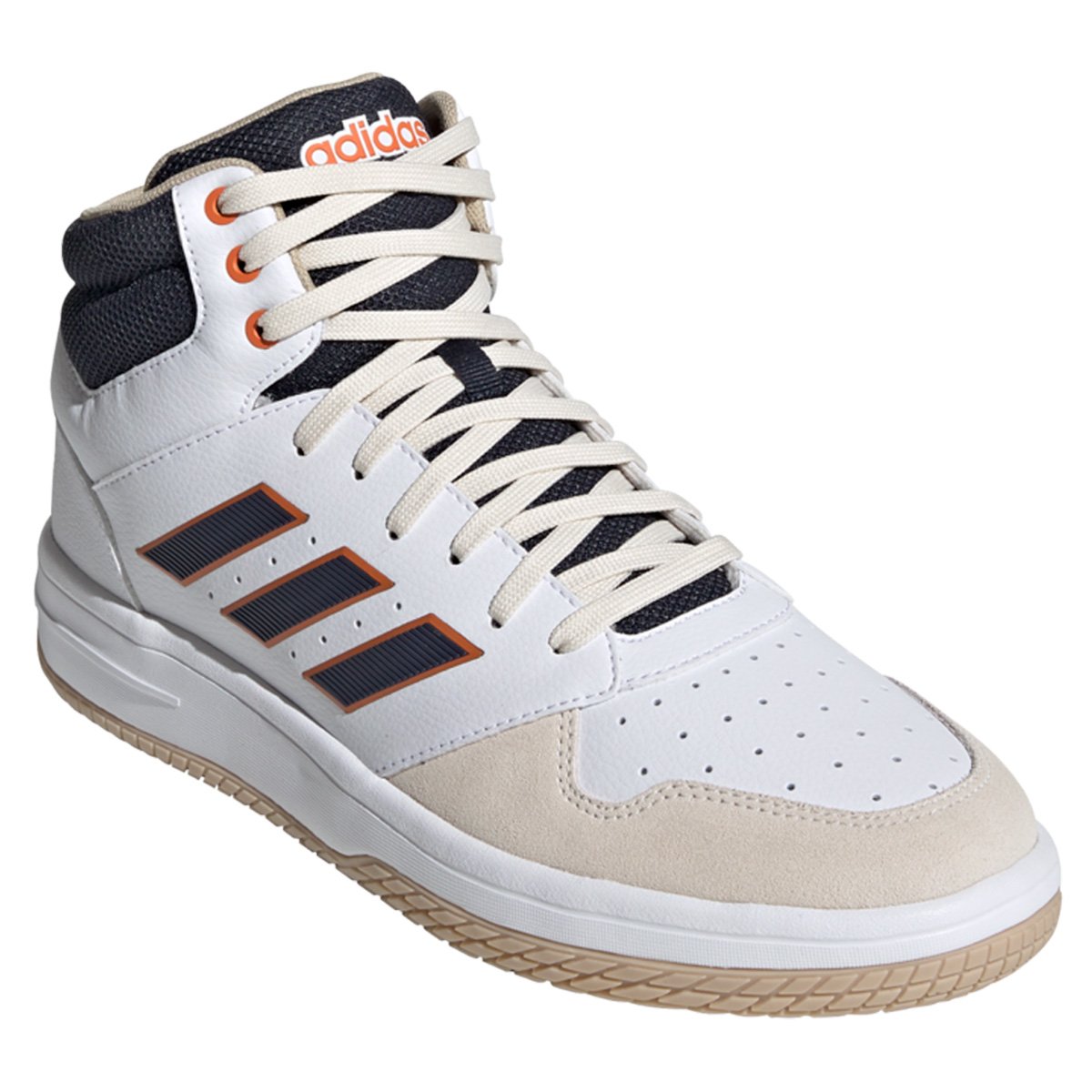 Adidas Hoops Mid Adidas Masculino Cano Alto Basketball Shoes