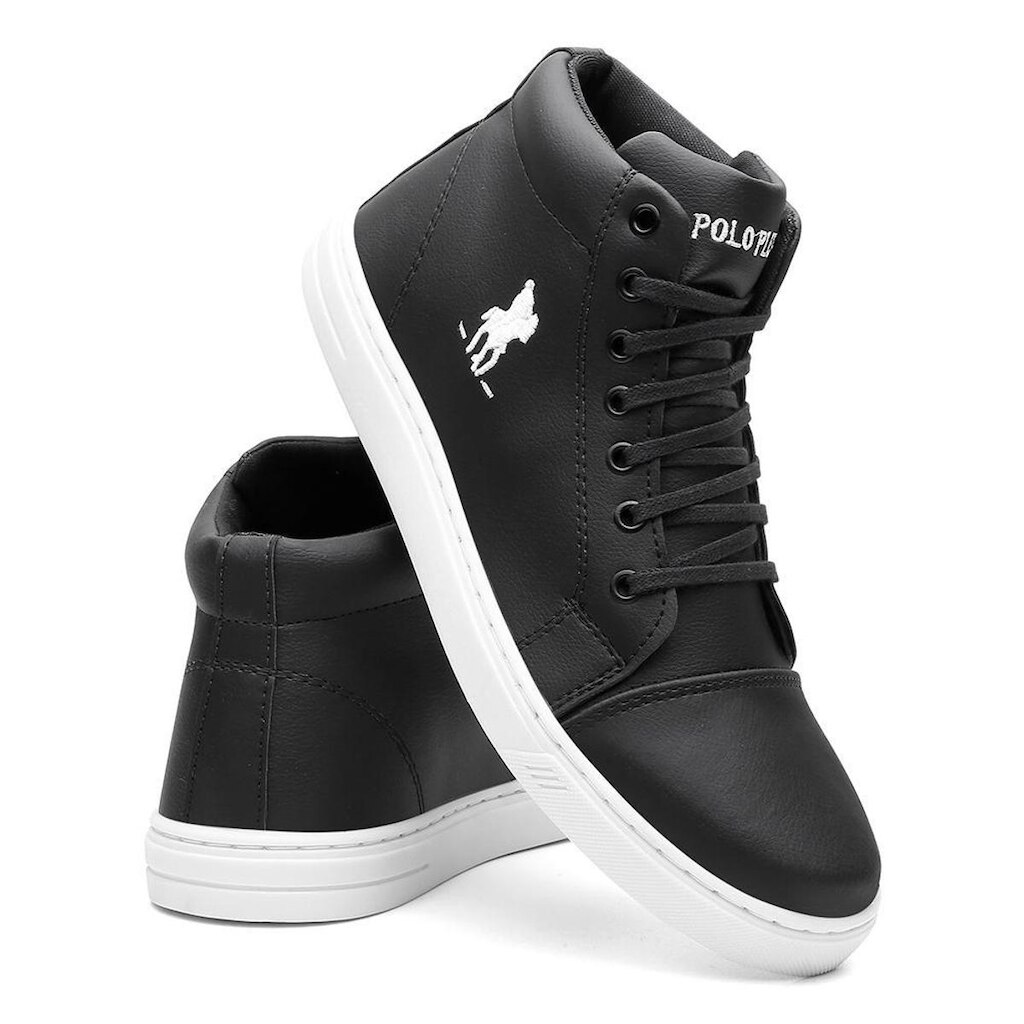 Tênis Cano Alto Casual Masculino Confortável para Dia a Dia