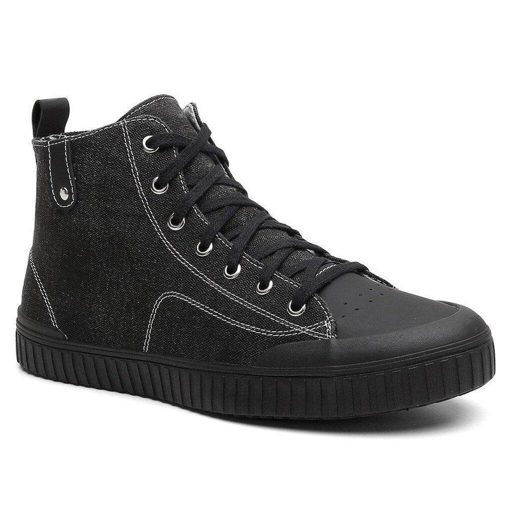 Tenis Cano Alto Centuria Lona Preto