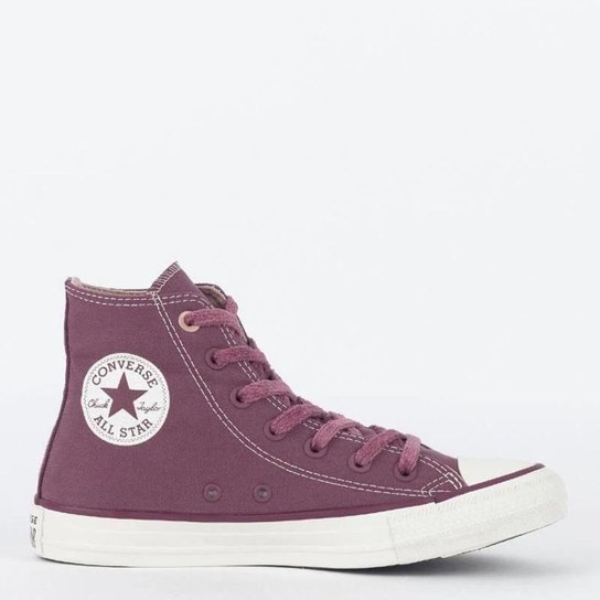 Tênis Cano Alto Cereja Converse All Star Ct24050 - Roxo Menor preço em Tênis Cano Alto Cereja Converse All Star Ct24050 - Roxo