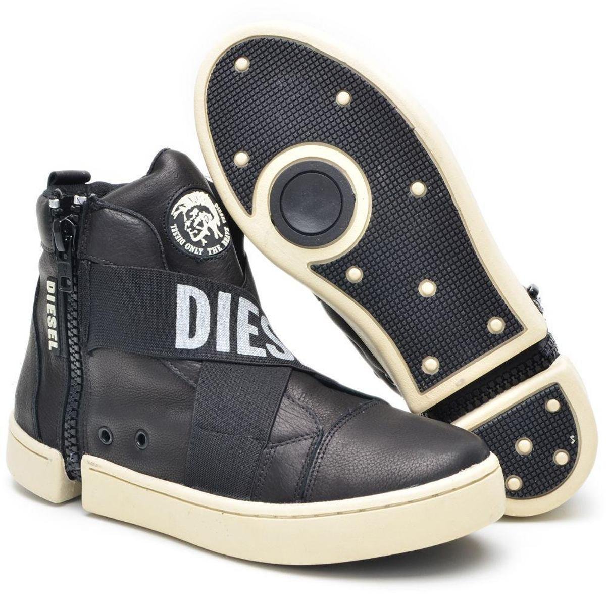 Couro Sapatenis Masculino Diesel Sneakers Tenis Diesel Masculino