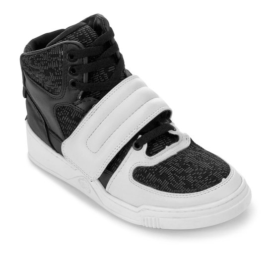 Tênis Cano Alto Hardcore - Preto e Branco Menor preço em Tênis Cano Alto Hardcore - Preto e Branco