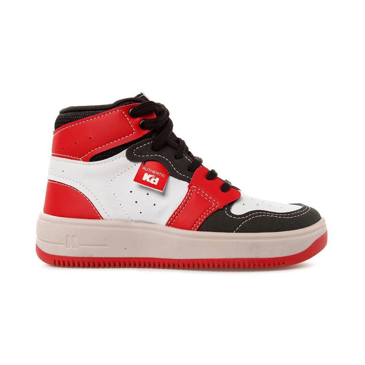 Tênis Cano Alto Infantil Kidy Nova York Preto 36 - Vermelho Claro | Netshoes