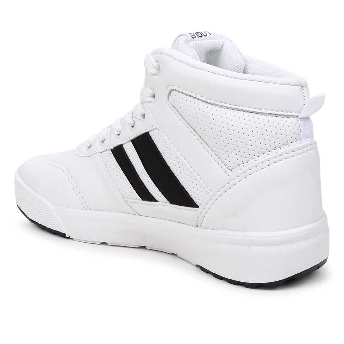 Tênis Cano Alto Logus Carpi Masculino - Branco+Preto | Netshoes
