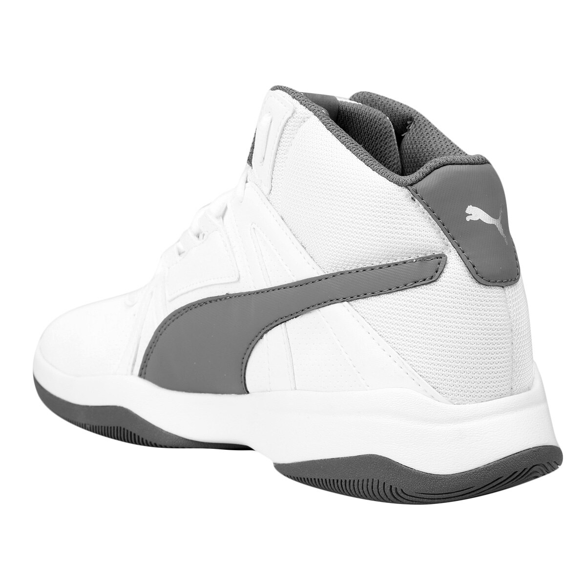 Tênis Cano Alto Puma Rebound Street Evo Sl - Branco+Cinza | Netshoes