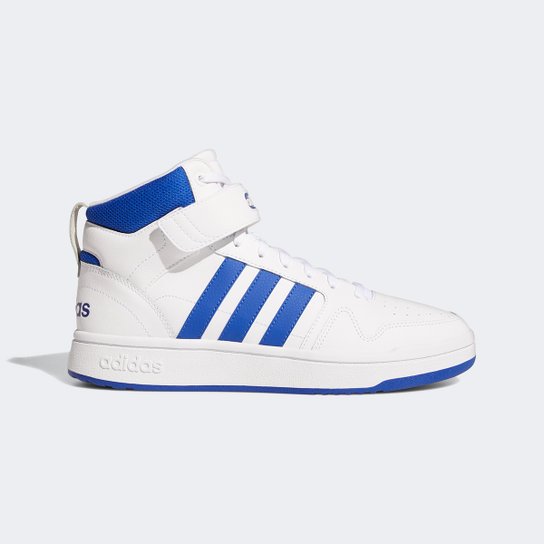 Tênis Cano Curto Adidas Postmove Masculinoid Masculino - Branco+Azul é ruim? Tênis Cano Curto Adidas Postmove Masculinoid Masculino - Branco+Azul é boa?