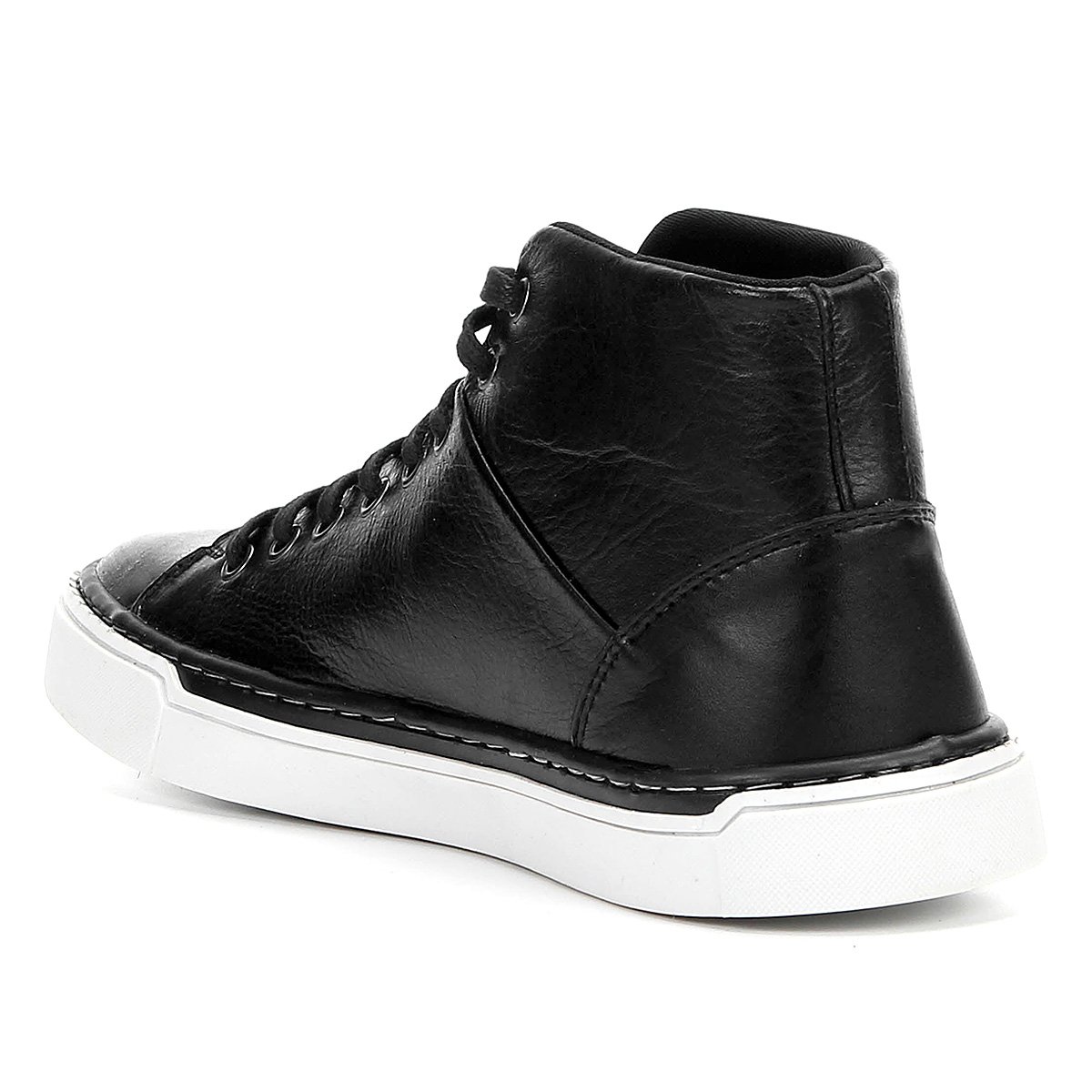 tênis cano curto couro walkabout midnight masculino