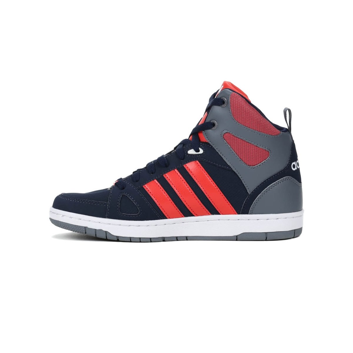 tenis adidas masculino cano alto hoops team mid