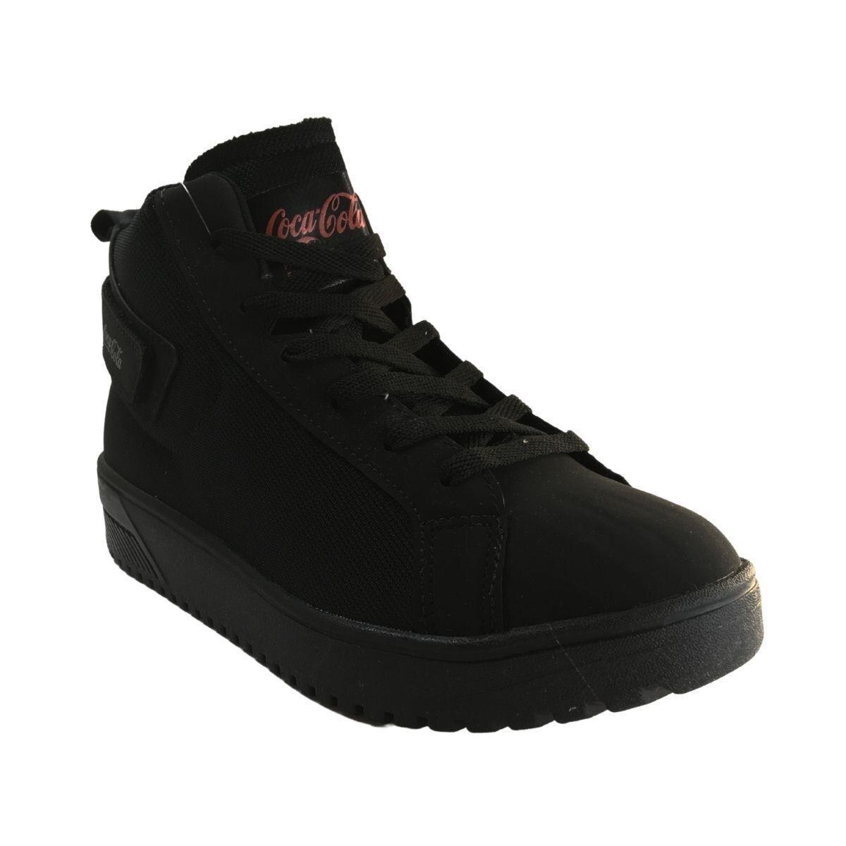 Tenis Casual Botinha Masculino Coca Cola - Preto | Netshoes