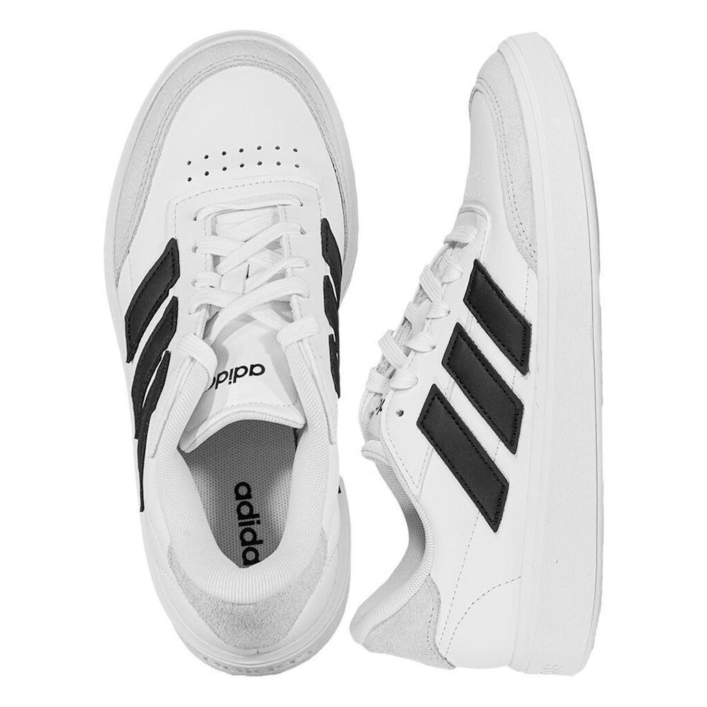 Tênis Casual Branco e Preto Kids Courtblock | Adidas
