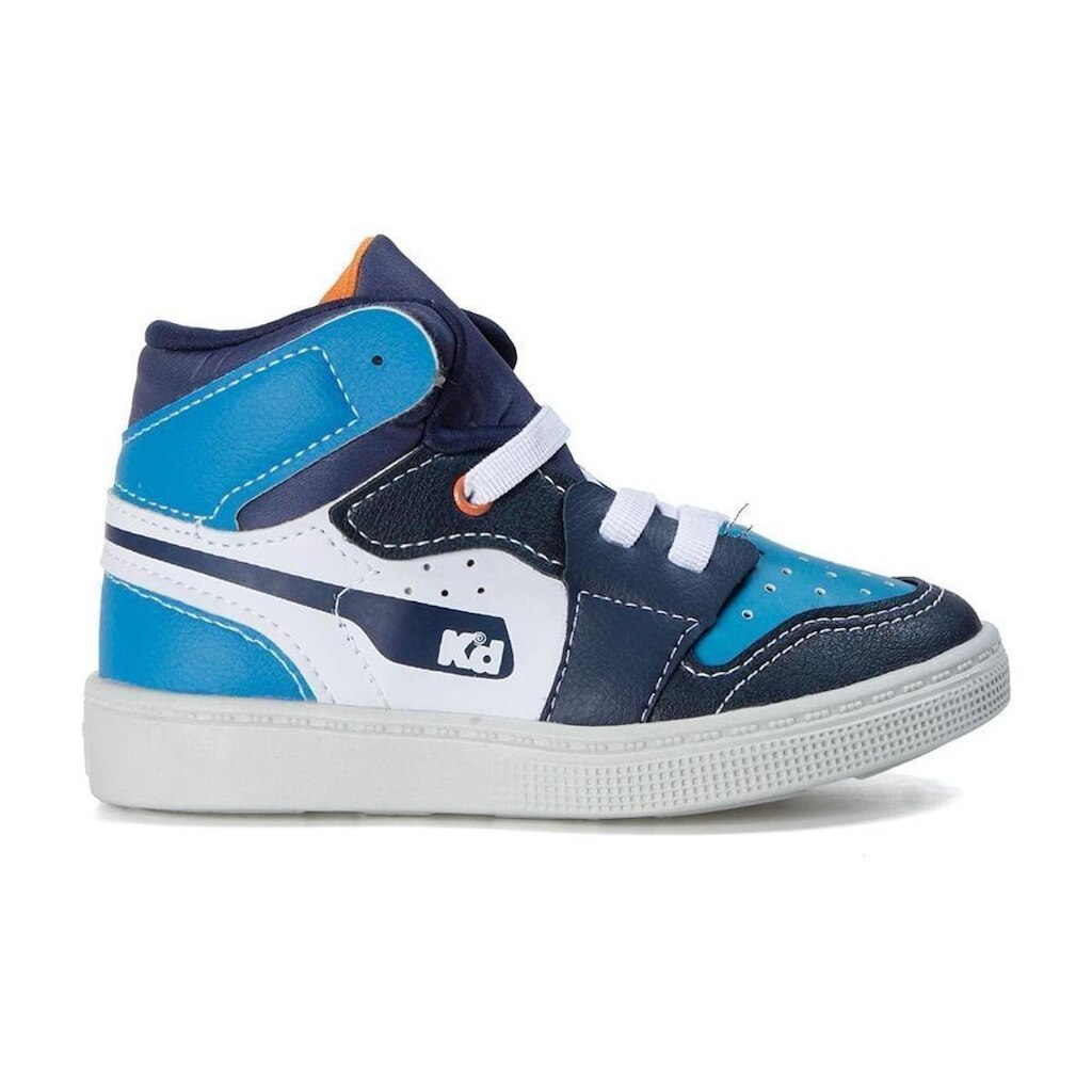 Tênis Casual Cano Alto Infantil Kidy KD Marinho e Azul 23