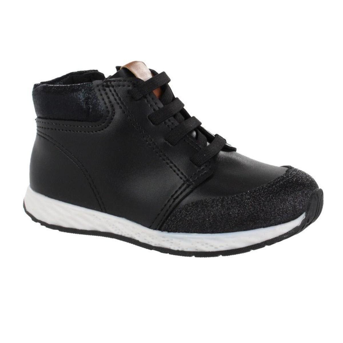 Tênis Casual Cano Alto Infantil Molekinha Glitter Feminino - Preto |  Netshoes