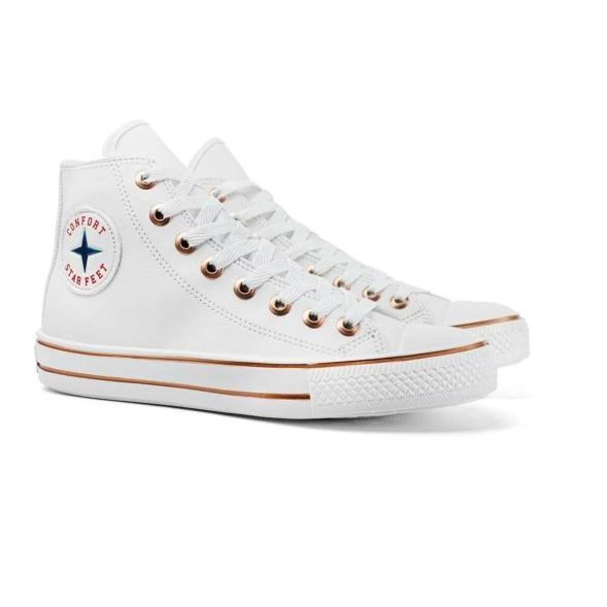 Tênis Casual Cano Alto Wit Shoes SB Star Feet Confortável Bota Menor preço em Tênis Casual Cano Alto Wit Shoes SB Star Feet Confortável Bota