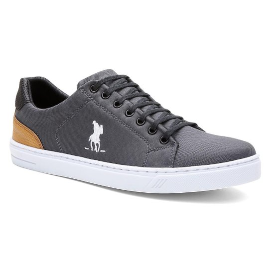 Tênis Casual Tenis Polo Masculino Cinza Sapatenis Masculino Tenis