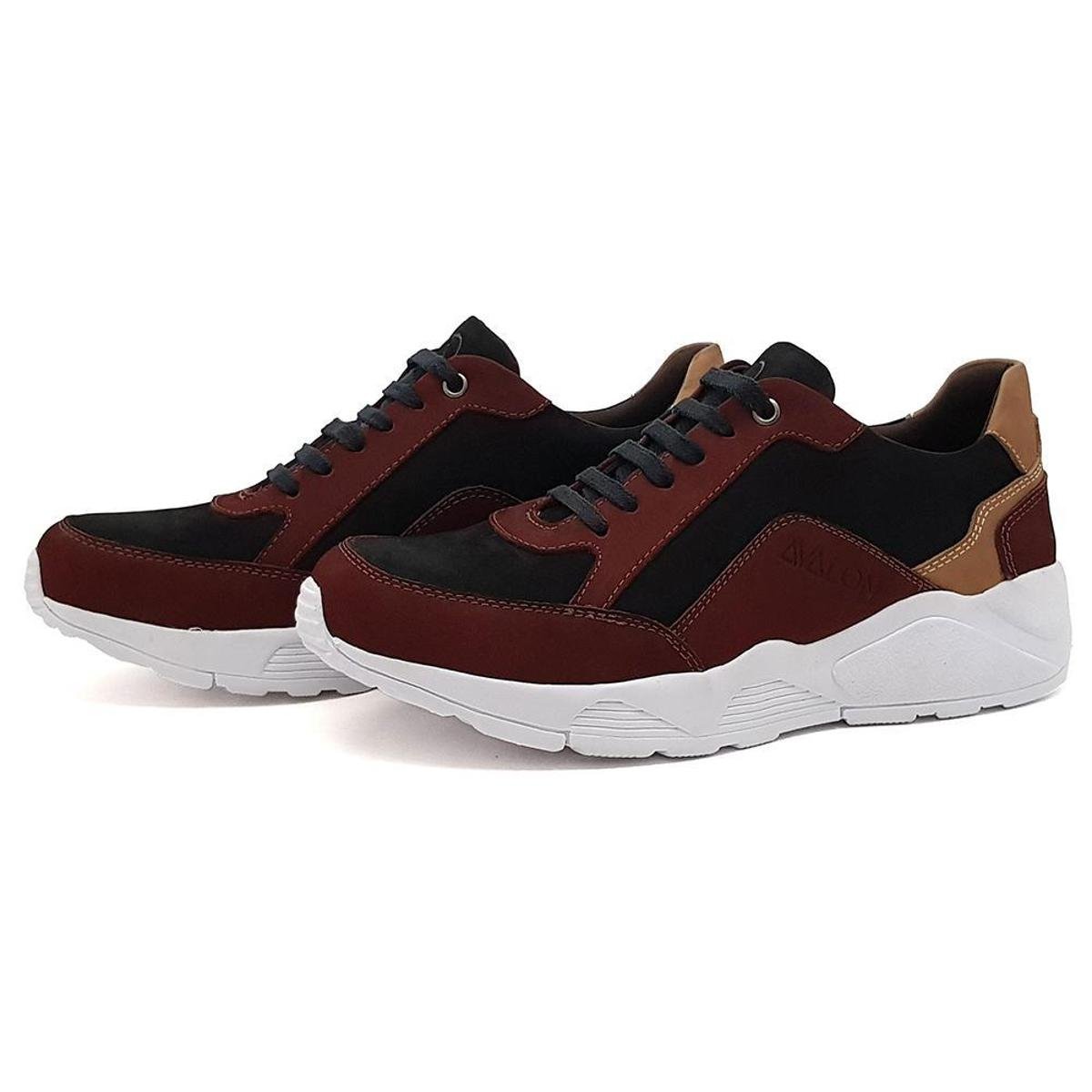 tenis casual vermelho masculino